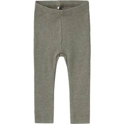 Name It Basic Rib Leggings - Dusty Olive (13198040)