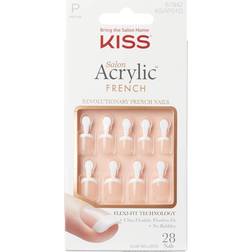 Kiss Salon Acrylic French Nails Crush Hour 28-pack