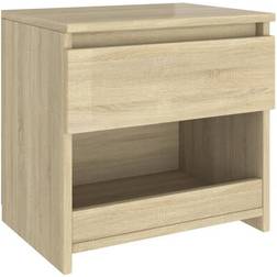 vidaXL 803449 Sonoma Oak Sengebord 30x40cm