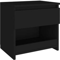 vidaXL 803445 Black Bedside Table 30x40cm