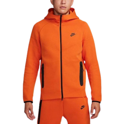 Nike Men's Tech Fleece Windrunner Full-Zip Hoodie - Campfire Orange/Black