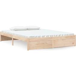 vidaXL Double Solid Wood Pine