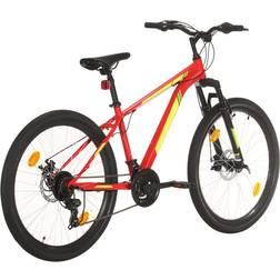 vidaXL Mountain Bike - Red Unisex