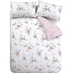 Catherine Lansfield Songbird Duvet Cover Pink (230x220cm)