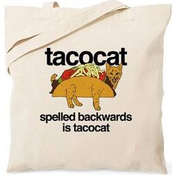 Cafepress Tacocat Spelled Backwards Tote Bag - Natural