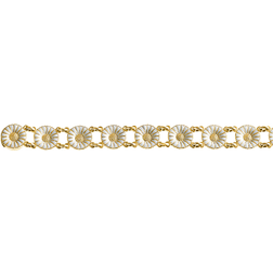 Georg Jensen Daisy Bracelet - Gold/White