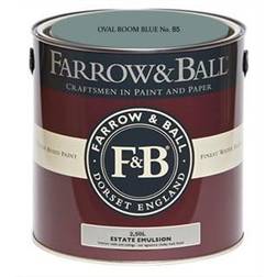 Farrow & Ball Estate Emulsion Väggfärg, Takfärg Oval Room Blue 2.5L
