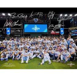 Fanatics Authentic Texas Rangers Autographed 2023 World Series Champions Celebration 16" x 20" Photograph with Multiple Signatures Limited Edition of