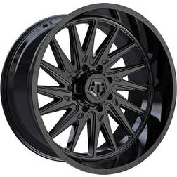 TIS 547B Gloss Black 22x10 8x165.1 ET19 CB125.2