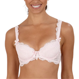 Little Women LULU Stretch Lace Underwired Bra - Pale Pink