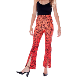 Liquorish Leopard Print Ombre Suit Trousers - Multicolour