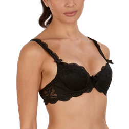 Little Women LULU Stretch Lace Underwired Bra - Black