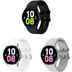 Bradcet No Gap Strap for Galaxy Watch 5 Pro 45mm 3 - Pack