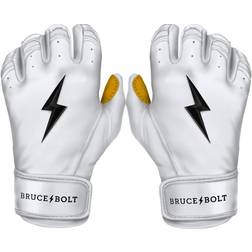 Bruce Bolt Youth Short Cuff Baseball Batting Gloves