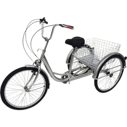 Ccauub Adult Tricycle 24" 2024 - Silver with Light