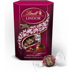 Lindt Lindor Double Chocolate Truffles Box 200g 16pcs