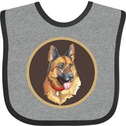 Inktastic German Shepherd Dog Baby Bib