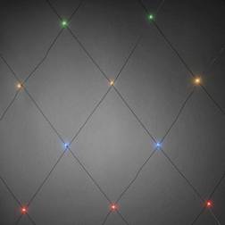 Konstsmide LED Grid Black Ljusslinga 64 Lampor