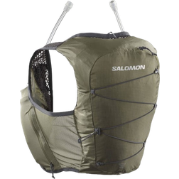 Salomon Active Skin 8 With Flasks Hydration Vest - Khaki