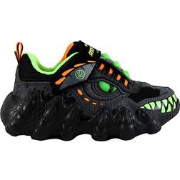 Skechers Skech-O-Saurus Lights Dino Tracker - Black/Lime