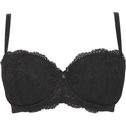 Ann Summers Sexy Lace Balcony Bra - Black