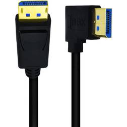 Nordic DPDP-N2021 1.4 Displayport - Angled Displayport M-M 2m