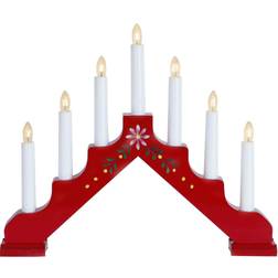Star Trading Adam Red Adventsljusstake 38cm