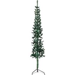 vidaXL Slim Green Christmas Tree 210cm