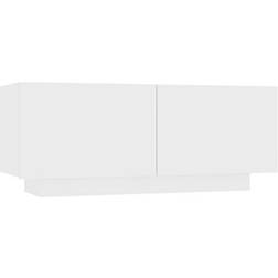 vidaXL 3082765 White Sängbord 35x100cm