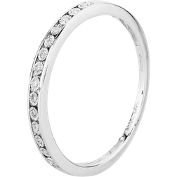 T.H.Baker Half Eternity Ring - White Gold/Diamond