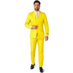 OppoSuits Men's Suitmeister Solid Yellow Suit