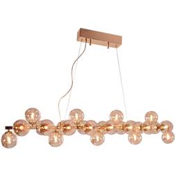 By Rydéns Splendor Bar Gold/Amber Pendant Lamp 124cm