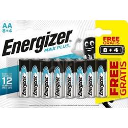 Energizer AAA Max Plus Compatible 12-pack Silver