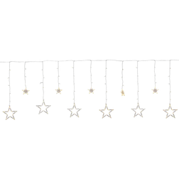 Star Trading Cortina Curtain Transparent Ljusslinga 130 Lampor