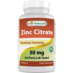 Best Naturals Zinc Citrate 30 mg 120 pcs