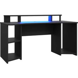 Furniture To Go Loadout Black Gaming Desk with Colour Changing LED