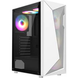 CiT Carisma White Mid Tempered Glass PC Case