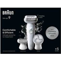 Braun Silk-&#233;pil 9&#44; Epilator For Easy Hair Removal&#44; Lasting Smooth Skin&#44; 9-061