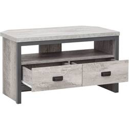 GFW Boston Grey TV Bench 86x48.5cm