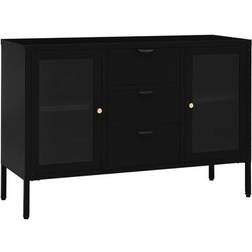 vidaXL Sideboard Black Aparador 105x70cm