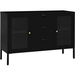 vidaXL Sideboard Black Skænk 105x70cm