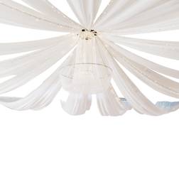 Wedding Ceiling Curtains Metervara Vit (304.8x142.21cm)