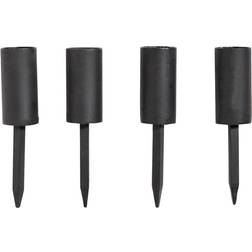 Nordal Candle Cup Black Lysestage 12cm