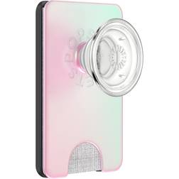 Popsockets Phone Wallet with Expanding Grip, Phone Card Holder, Wireless Charging Compatible, Wallet for MagSafe Mermaid Pink
