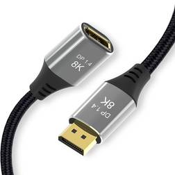 Nordic DP-455 1.4 Displayport - Displayport M-F 0.5m