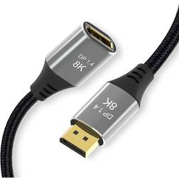 Nordic DP-456 1.4 Displayport - Displayport M-F 1m