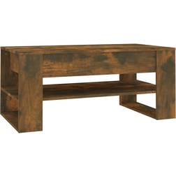 vidaXL Engineered Wood Smoked Oak Coffee Table 21.7x40.2"