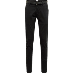 Lindbergh Slim Fit Chinos - Black