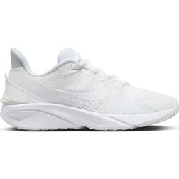 Nike Star Runner 4 GS - White/White/Pure Platinum/White