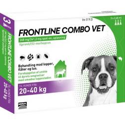 Frontline Combo Vet Hund 20-40kg 3x2.68ml